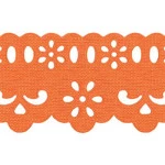 Bordado Marilda 05 Pf Liso 4,3Cm C/10M Cor 225 Laranja