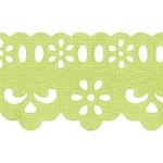 Bordado Marilda 05 Pf Liso 4,3Cm C/10M Cor 227 Verde Alface
