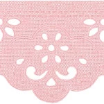 Bordado Marilda 06 Liso 5,5Cm C/10M Cor 205 Rosa
