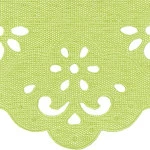 Bordado Marilda 06 Liso 5,5Cm C/10M Cor 227 Verde Alface