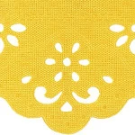 Bordado Marilda 06 Liso 5,5Cm C/10M Cor 301 Amarelo Ouro