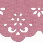 Bordado Marilda 06 Liso 5,5Cm C/10M Cor 318 Rose