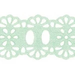 Bordado Marilda 34 Pf Liso 2,3Cm C/10M Cor 207 Verde Claro