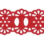 Bordado Marilda 34 Pf Liso 2,3Cm C/10M Cor 309 Vermelho