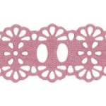Bordado Marilda 34 Pf Liso 2,3Cm C/10M Cor 318 Rose