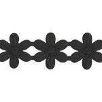Passamanaria Marilda 410Margari1,7Cmc/5M Cor 104 Preto