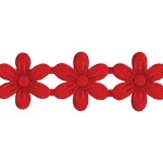 Passamanaria Marilda 410Margari1,7Cmc/5M Cor 109 Vermelho