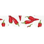 Bordado Marilda 91 Estamp 2,1Cm C/10M Cor 1409 Pimenta Vermelha