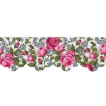 Bordado Marilda 93 Estamp 3,4Cm C/10M Cor 955 Rosas Pink