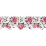 Bordado Marilda 93 Estamp 3,4Cm C/10M Cor 1122 Florata Rosa