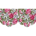 Bordado Marilda 96 Estamp 5,5Cm C/10M Cor 955 Rosas Pink 