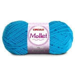Fio Circulo Mollet 200G Cor 786 Azul Neon