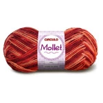 Fio Circulo Mollet 200G Cor 9649 Urucum