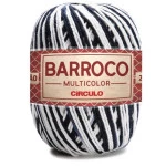 Barbante Circulo Barroco Mult4/6 226M Cor 9016 Zebra
