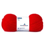 Fio Pingouin Nina 200G Cor 0314 - Tomate