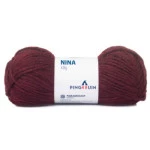 Fio Pingouin Nina 200G Cor 0325 - Cabernet