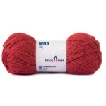 Fio Pingouin Nina 200G Cor 3322 - Acerola