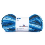 Fio Pingouin Nina 200G Cor 6466 - Azure Mix