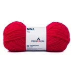 Fio Pingouin Nina 200G Cor 8348 - Rose Red