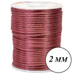 Cordao Imp Nybc Rabo Rato 2Mm C/50M Cor 135 Rose