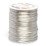 Cordao Imp Nybc Rabo Rato 2Mm C/50M Cor 300 Cinza