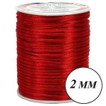 Cordao Imp Nybc Rabo Rato 2Mm C/50M Cor 518 Escarlate