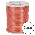Cordao Imp Nybc Rabo Rato 2Mm C/50M Cor 816 Coral