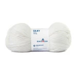 Fio Pingouin Silky 100G Cor 0002 - Branco