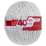 Barbante Supremo 40 Fios C/162M Cor 110 Branco 