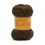 Fio Incomfio Telacril C/5X40G Cor 5540 - Marrom Cafe