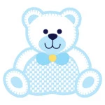 Aplique Visa Vs 0837/838 Urso Gd C/2 Cor 838 Azul Claro