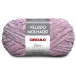 Fio Circulo Veludo Molhado 500G Cor 3077 Rosa