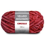 Fio Circulo Veludo Molhado 500G Cor 3635 Paixao