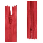 Ziper Imp Nylon Fixo Zc 18Cm C/10 Cor 145 - Vermelho
