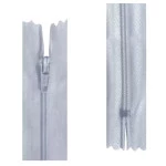 Ziper Imp Nylon Fixo Zc 20Cm C/10 Cor 119 - Cinza Claro