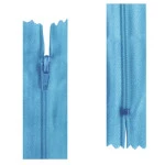 Ziper Imp Nylon Fixo Zc 20Cm C/10 Cor 199 - Azul Turquesa
