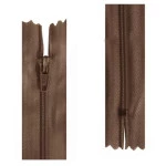Ziper Imp Nylon Fixo Zc 20Cm C/10 Cor 290 - Marrom Choco