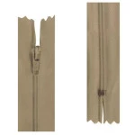 Ziper Imp Nylon Fixo Zc 20Cm C/10 Cor 298 - Bege Medio