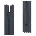 Ziper Imp Nylon Fixo Zc 20Cm C/10 Cor 309 - Cinza Escuro