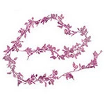 Enf.Art Folhagem Grossa 1,75M Zc228 Cor Rosa