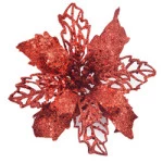 Enf.Art Flor Rendada 11Cm Zc307 C/2 Cor Vermelho
