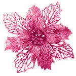 Enf.Art Flor Luxo B.Papag 15Cm Zc838 Cor Rosa