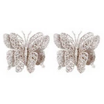 Enf.Art Borboleta Glitter 10Cm Zc839 C/2 Cor Nude