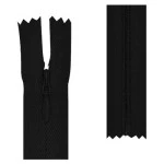 Ziper Imp Nylon Invisivel Zf 15 Cm C/10 Cor 310 - Preto