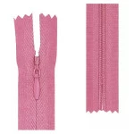 Ziper Imp Nylon Invisivel Zf 40 Cm C/10 Cor 140 - Rosa Medio