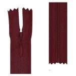 Ziper Imp Nylon Invisivel Zf 40 Cm C/10 Cor 527 - Bordo