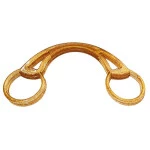 Alca Jowama Plastica B-5 Par Cor Ouro Glitter 
