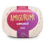 Linha Circulo Amigurumi 254M Cor 3061 Gardenia