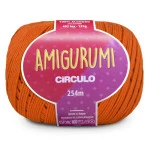 Linha Circulo Amigurumi 254M Cor 4445 Tangerina
