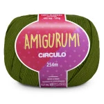 Linha Circulo Amigurumi 254M Cor 5089 Selva